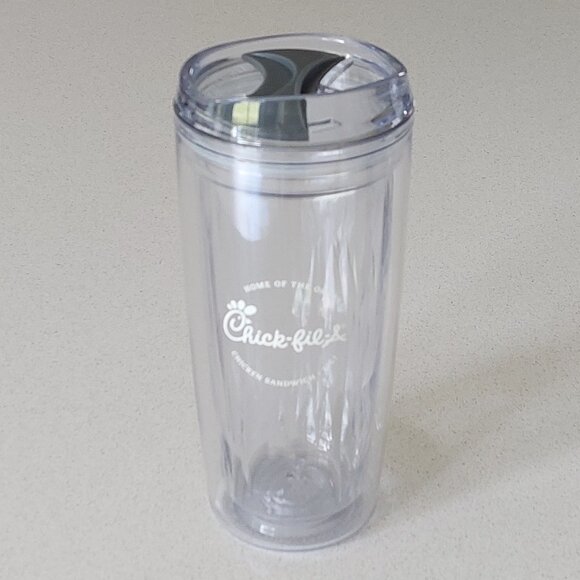 Chick Fil A 16oz Acrylic Tumbler with Straw New in Box - Picture 2 of 13